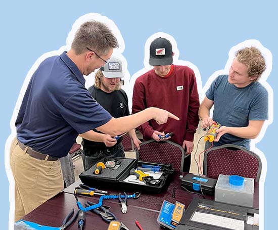 Apprentices at work