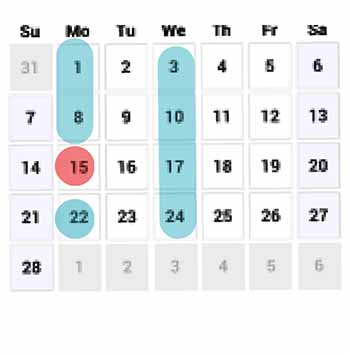 February calendar
