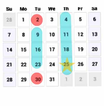 March calendar