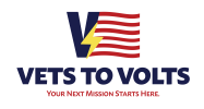 Vets to Volts logo